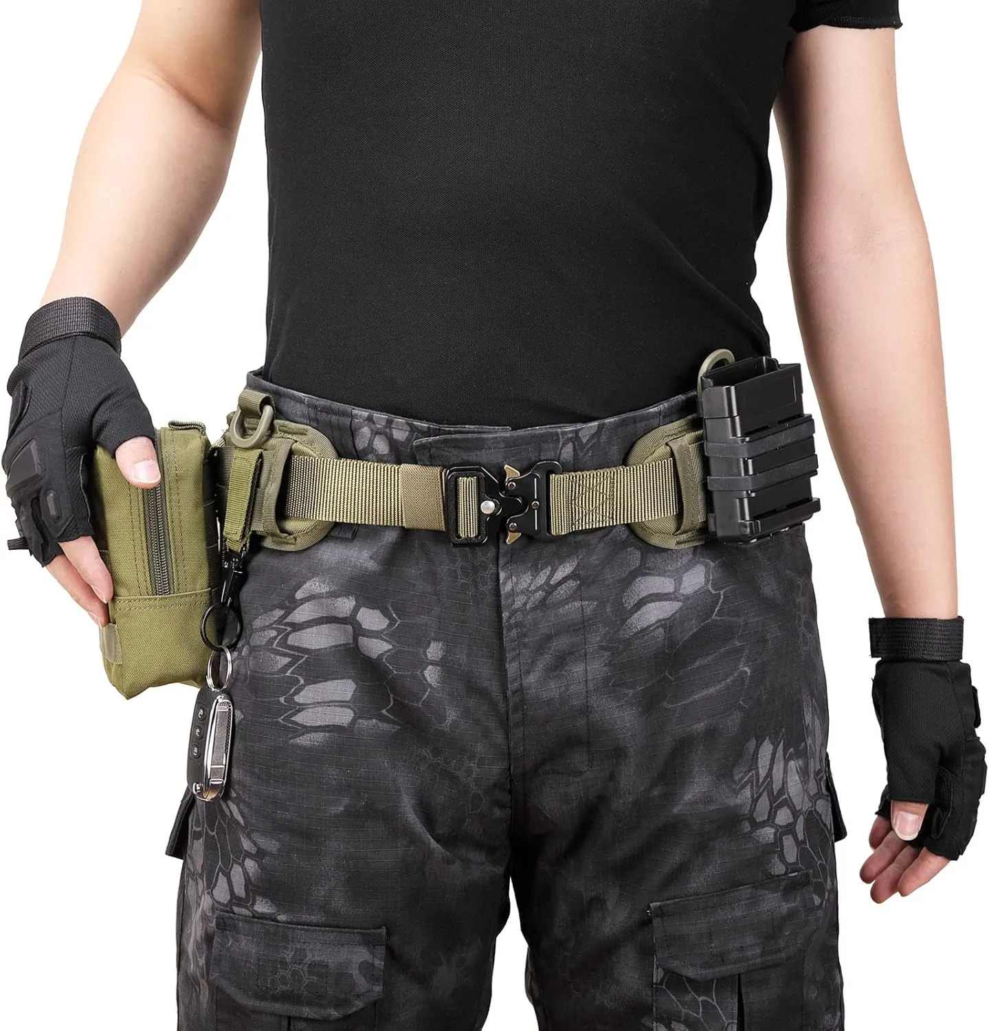 Tactical Battle Belt Set Molle Belts Hunting Game Belts Defense Belts