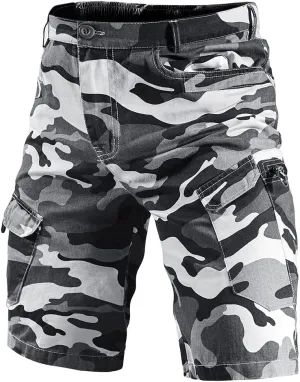 Tactical Cargo Cotton Work Shorts for Men Outdoor Casual Hiking Fishing Hunting Shorts with Multi Pockets