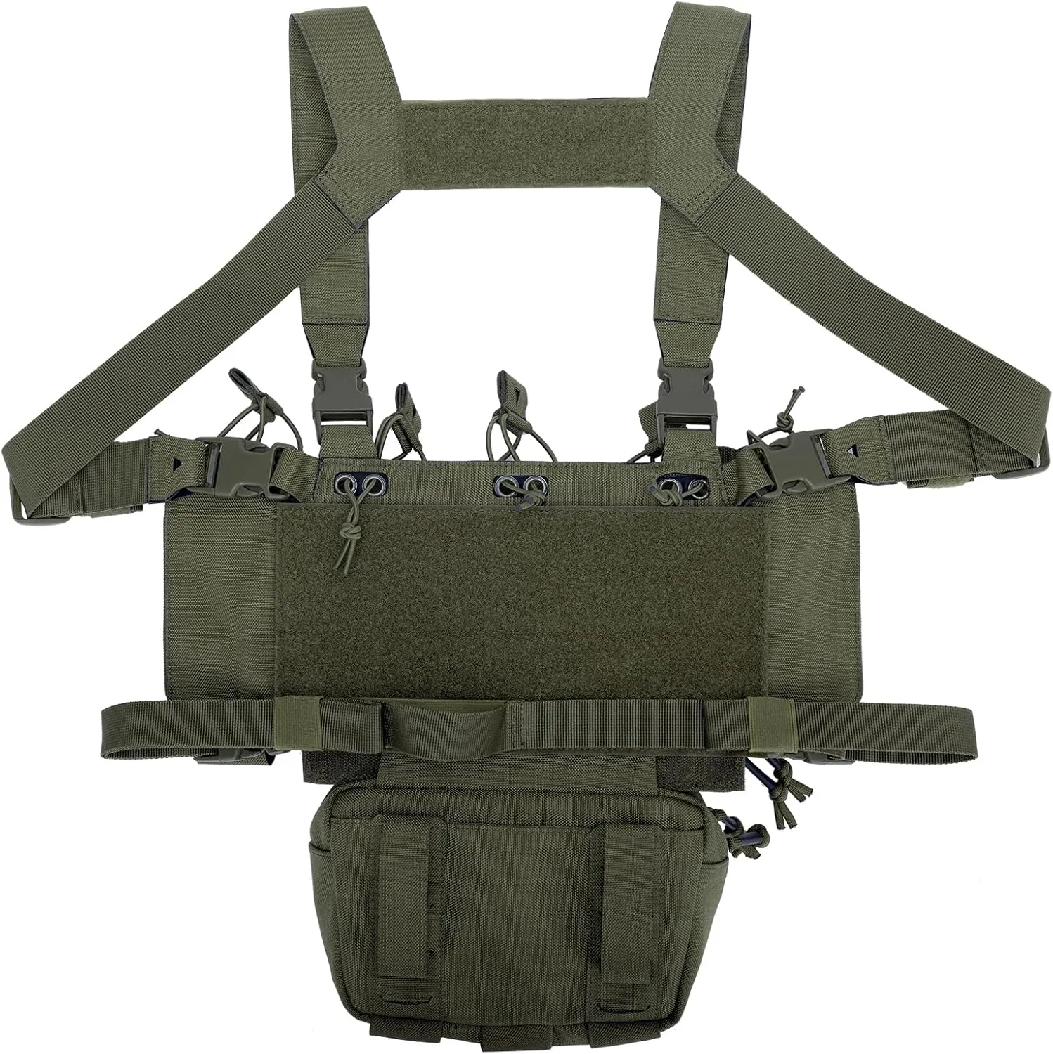 Tactical Chest Mini Rig 1000D Quick Release Multifunctional Tactical Vest Outdoor with Multi-Pockets