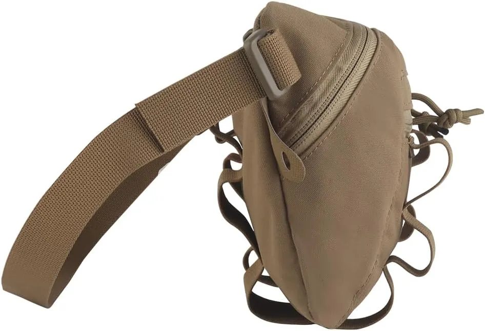 Tactical Drop Pouch Fanny Pack,Utility EDC Large Multi-Purpose Waist Bags for Tactial Vest Chest Rig