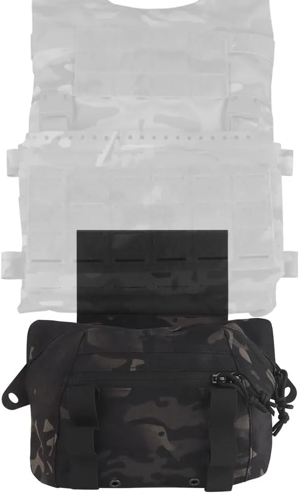 Tactical Drop Pouch Fanny Pack,Utility EDC Large Multi-Purpose Waist Bags for Tactial Vest Chest Rig