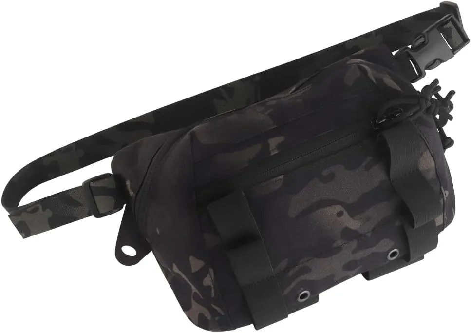 Tactical Drop Pouch Fanny Pack,Utility EDC Large Multi-Purpose Waist Bags for Tactial Vest Chest Rig