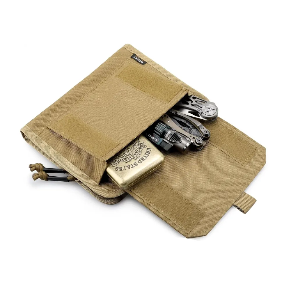 Tactical Folding Pouch, Molle Tool Bag of Laser-Cut Design