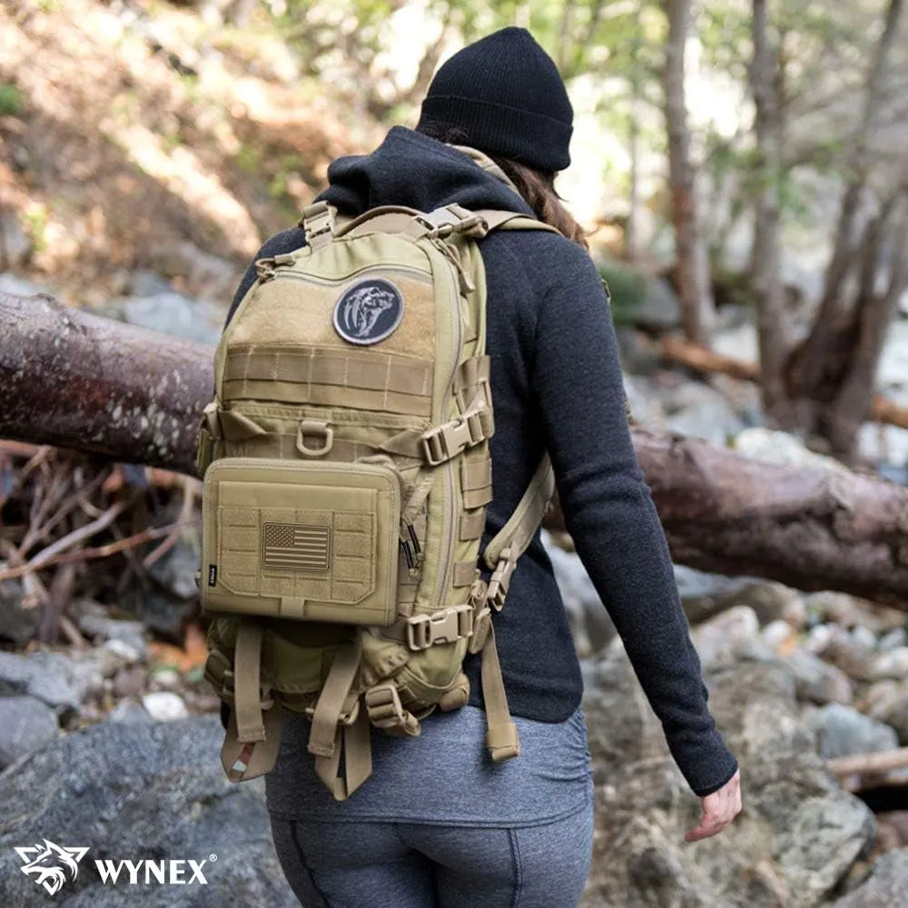Tactical Folding Pouch, Molle Tool Bag of Laser-Cut Design