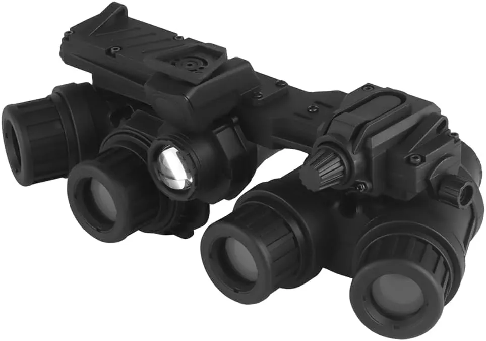 Tactical Night Vision Goggles Model GPNVG18 with Adjustable Helmet Bracket NVG Mount for PVS15/PVS18/GPNVG18, No Function (Black)