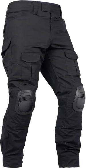Tactical Pants for Men G3 Combat Pants with Knee Pads Waterproof Camo Cargo Pants for Airsoft Paintball