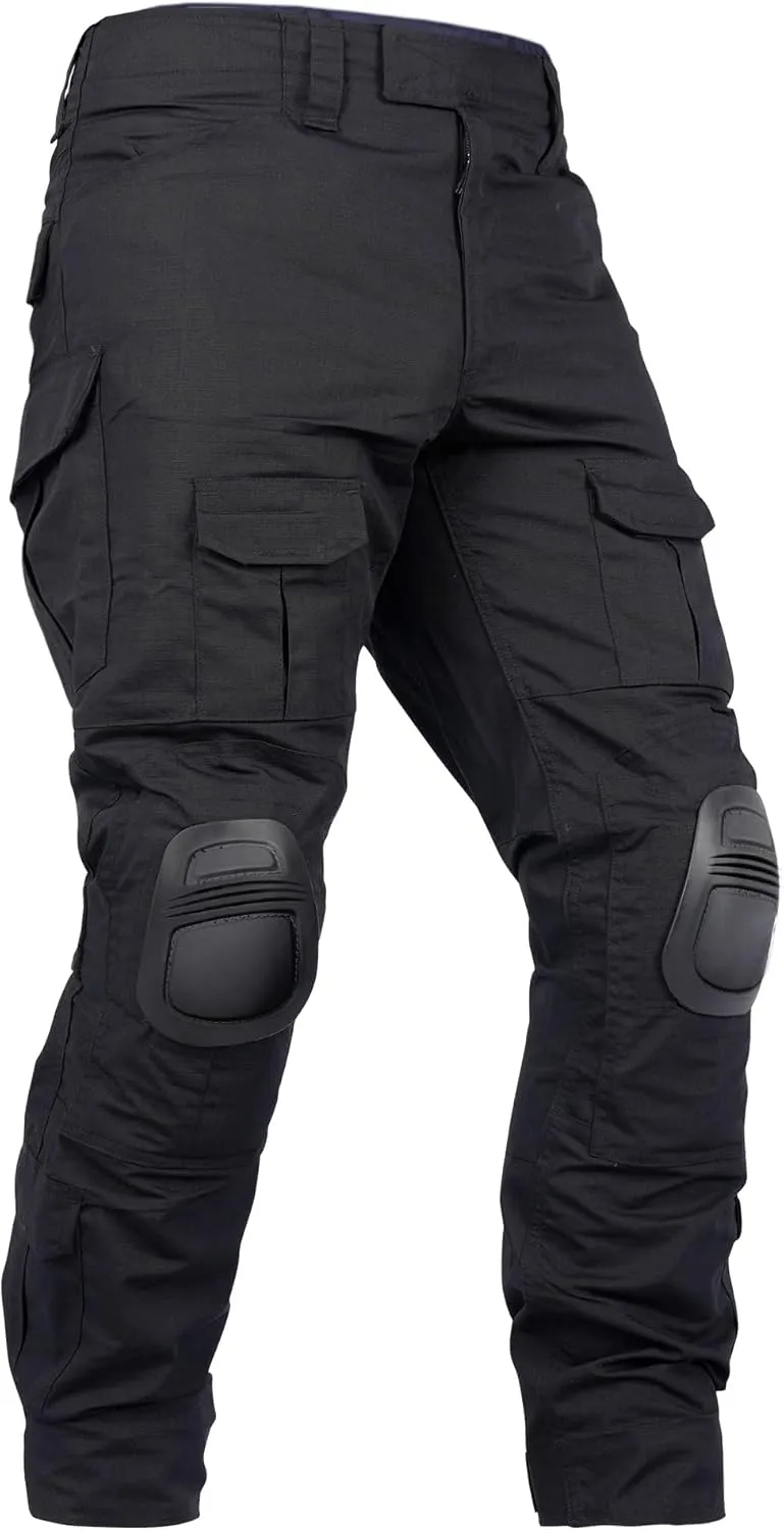 Tactical Pants for Men G3 Combat Pants with Knee Pads Waterproof Camo Cargo Pants for Airsoft Paintball