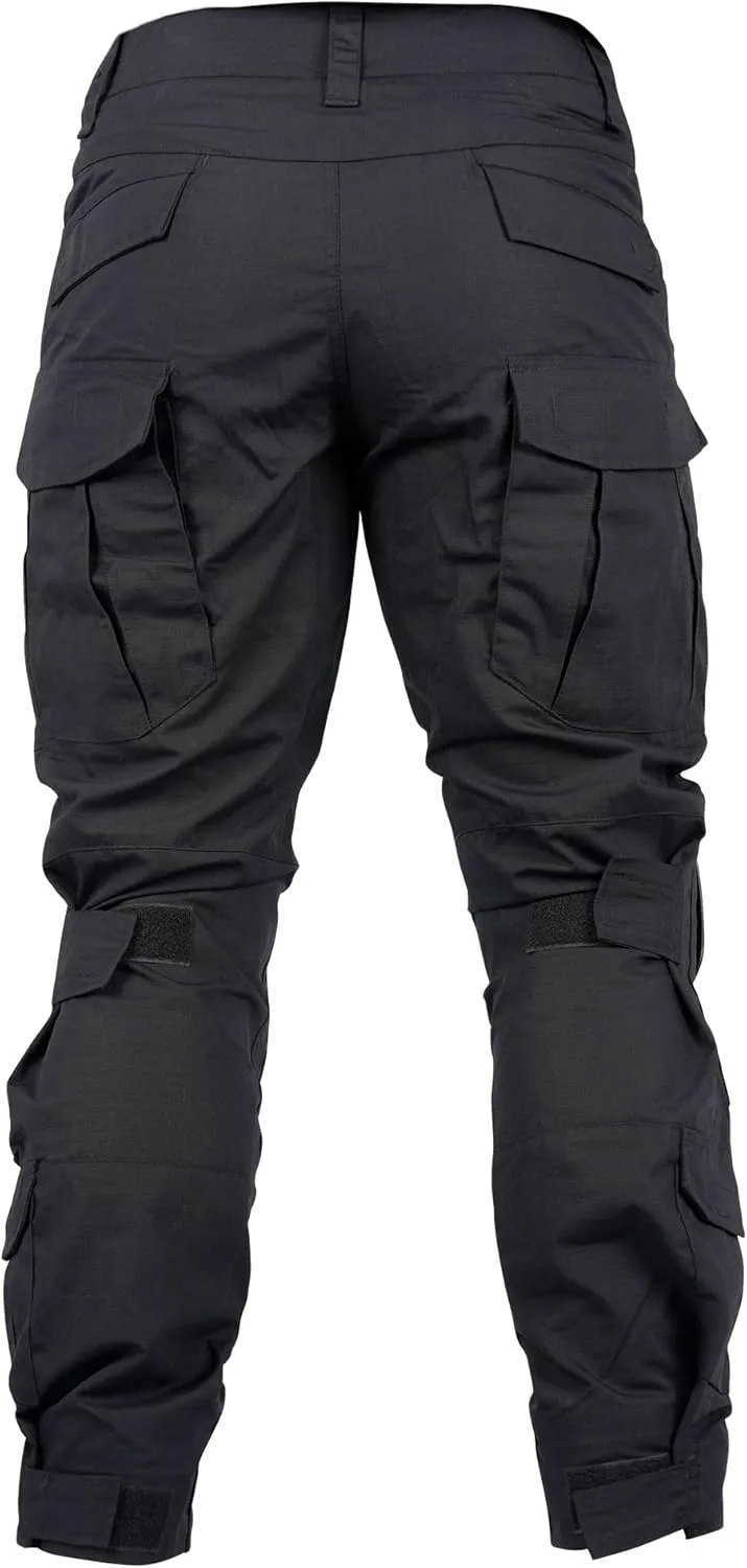 Tactical Pants for Men G3 Combat Pants with Knee Pads Waterproof Camo Cargo Pants for Airsoft Paintball