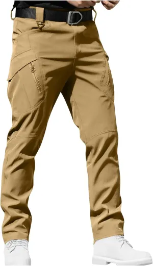 Tactical Pants for Men Water Resistant Stretch Cargo Work Pants Ripstop Quick Dry Fishing Hiking Pant Multi Pockets