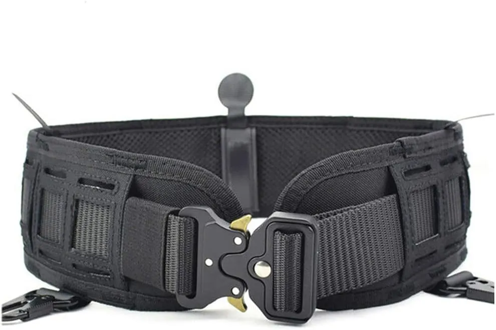 Tactical Waist Belt Set Slim Battle Belt & Inner Belt Laser Cut Girdle