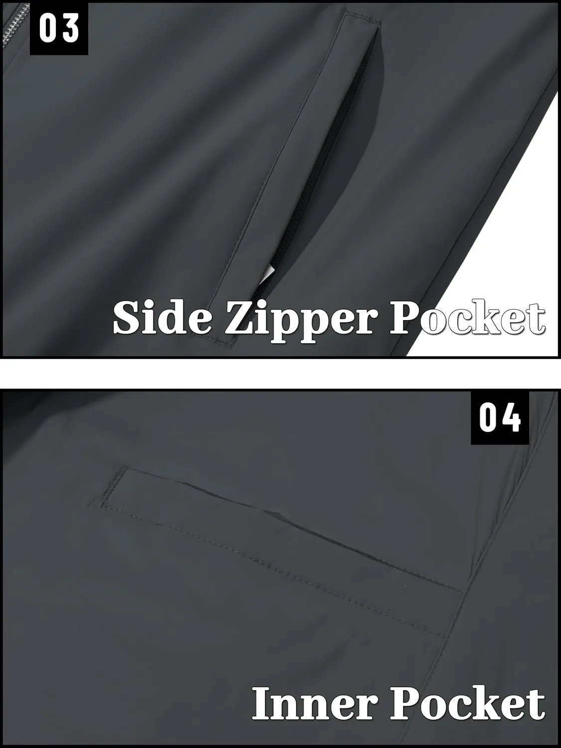 TACVASEN Men's Bomber Jacket Lightweight Casual Windproof Running Spring Windbreaker Sportswear Outerwear