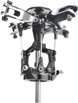 TAROT RC Aluminum Alloy CNC 450 Helicopter Quadcopter Rotor Head Set With Swashplate Black TL45053 (Black)