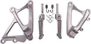 TCT-MOTORPARTS Aluminum Front Footrest Foot Pegs Bracket Fit For Yamaha YZF R1 2009-2014 2013 2012 2011