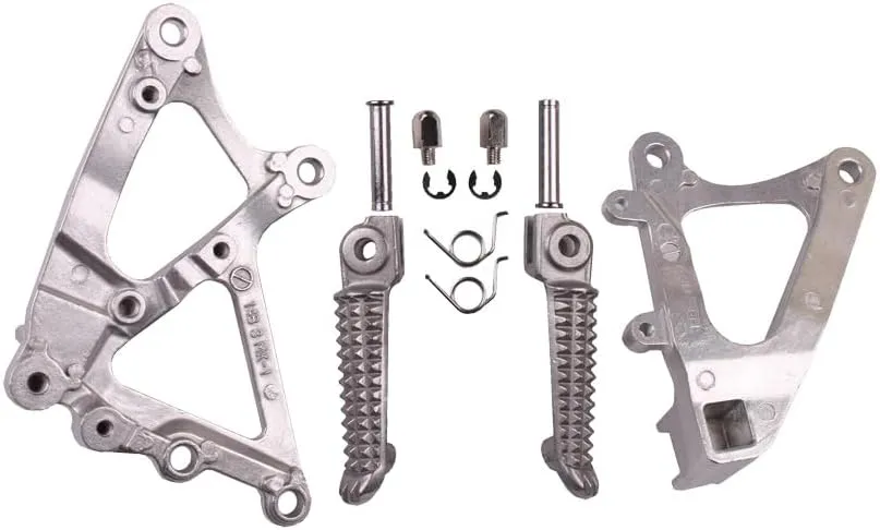 TCT-MOTORPARTS Aluminum Front Footrest Foot Pegs Bracket Fit For Yamaha YZF R1 2009-2014 2013 2012 2011