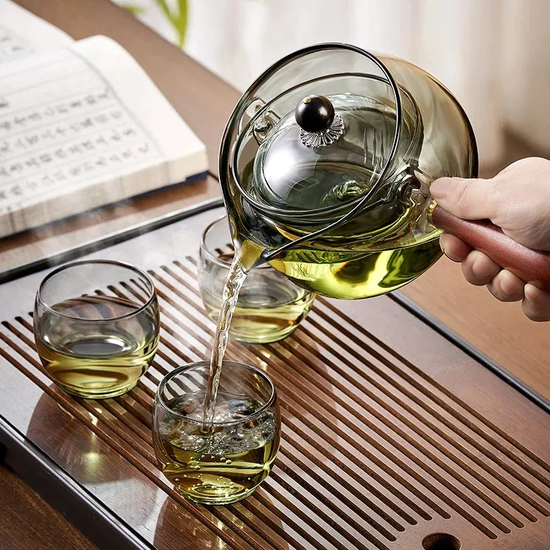 Tea Ceremony Glass Teapot Set