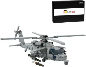 Technic MH-60S Seahawk Helicopter Building Kit, Military Series Building Blocks Set (1151PCS)