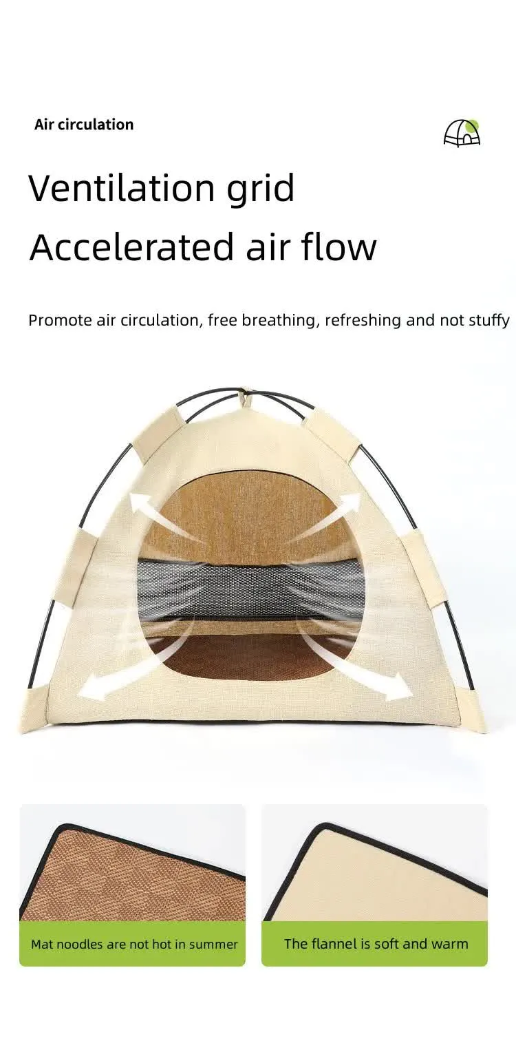 Tent 40*40*37cm  Outdoor Secure Small and for Cat Shelter Sale-priced M -Windproof Dustproof Green, Size: House,Pet Pets,