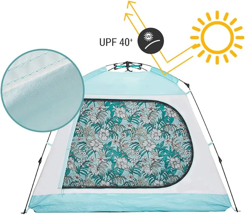 Tent Automatic Instant pop up Camping Tent Beach Tent Large 3 4 Person Protection Family Tent Outdoor Camping Hiking Family Beach Blue,Tents