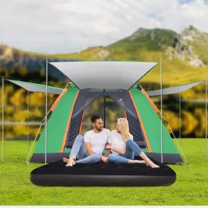Tents Family Camping Tent Large Waterproof Pop Up Tents 5-8 Person Room Cabin Tent Instant Setup with Sun Shade Automatic Aluminum Pole
