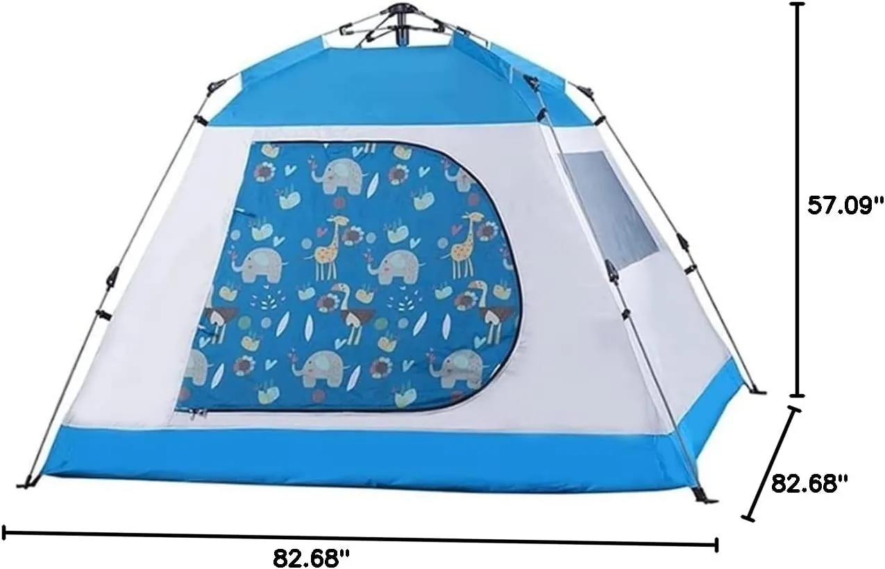Tents for Camping Beach Tents 3-4 People Family Tent, Automatic Quick-Opening Camping Tent, Rainproof Sunscreen Beach Tents Outdoor Tent Family Tents for Camping Hiking Traveling