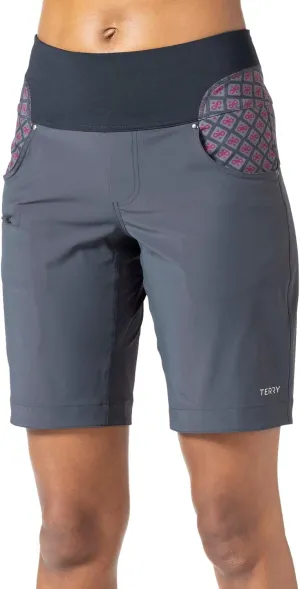 Terry Vista Bike Short, Womens 2 Piece Set: 10 Inch Inseam Mountain Bike Short & Removeable Padded Cycling Brief