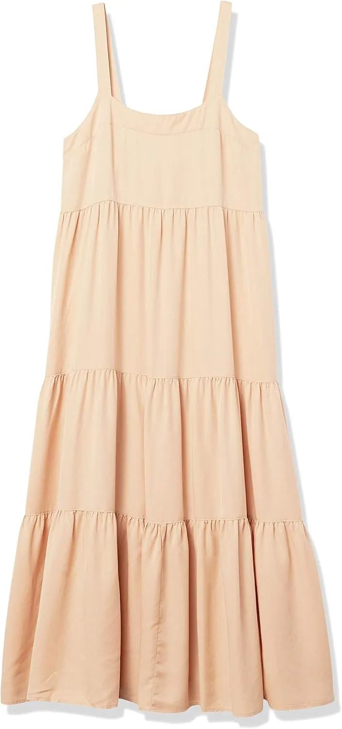 The Drop Women's Britt Tiered Maxi Tent Dress