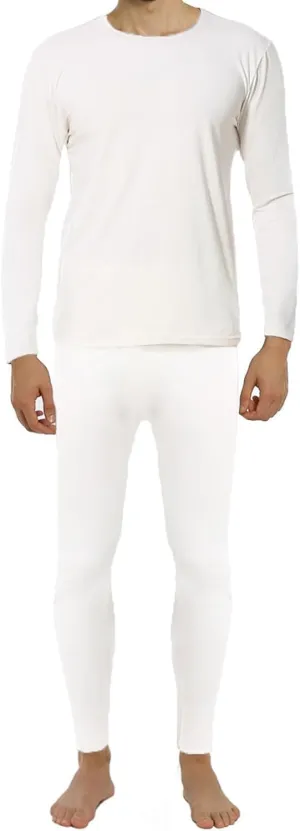 Thermal Underwear for Men Fleece Lined Long Johns Thermals Top and Bottom Set Base Layer for Cold Weather
