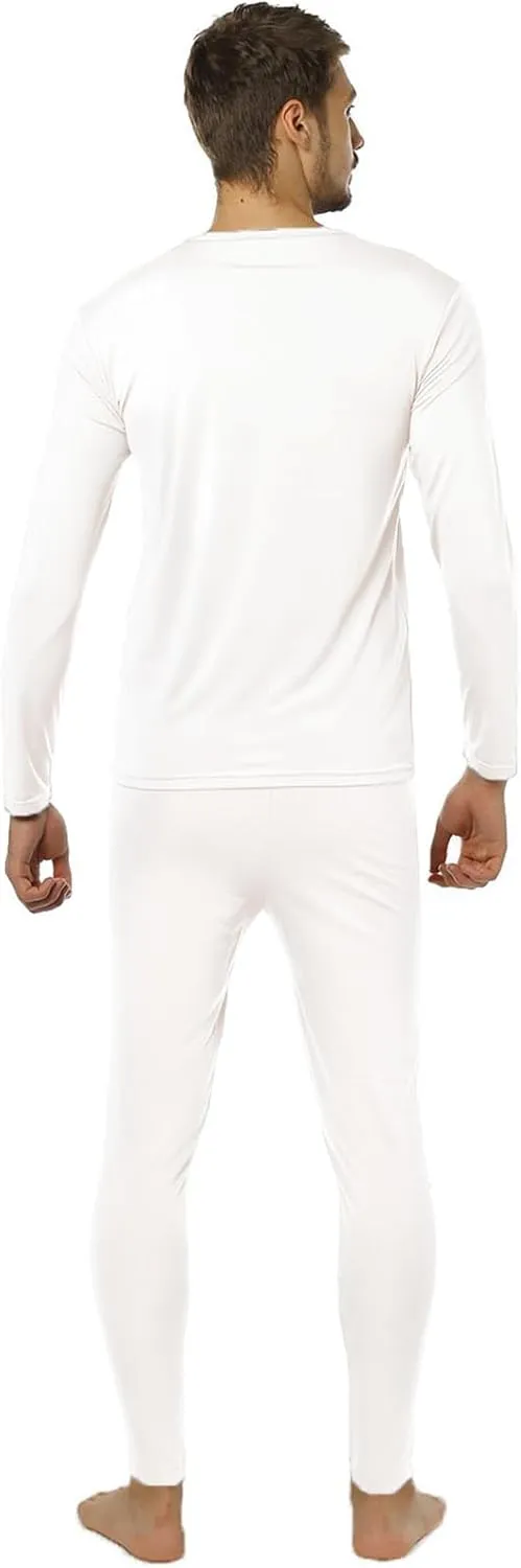 Thermal Underwear for Men Fleece Lined Long Johns Thermals Top and Bottom Set Base Layer for Cold Weather