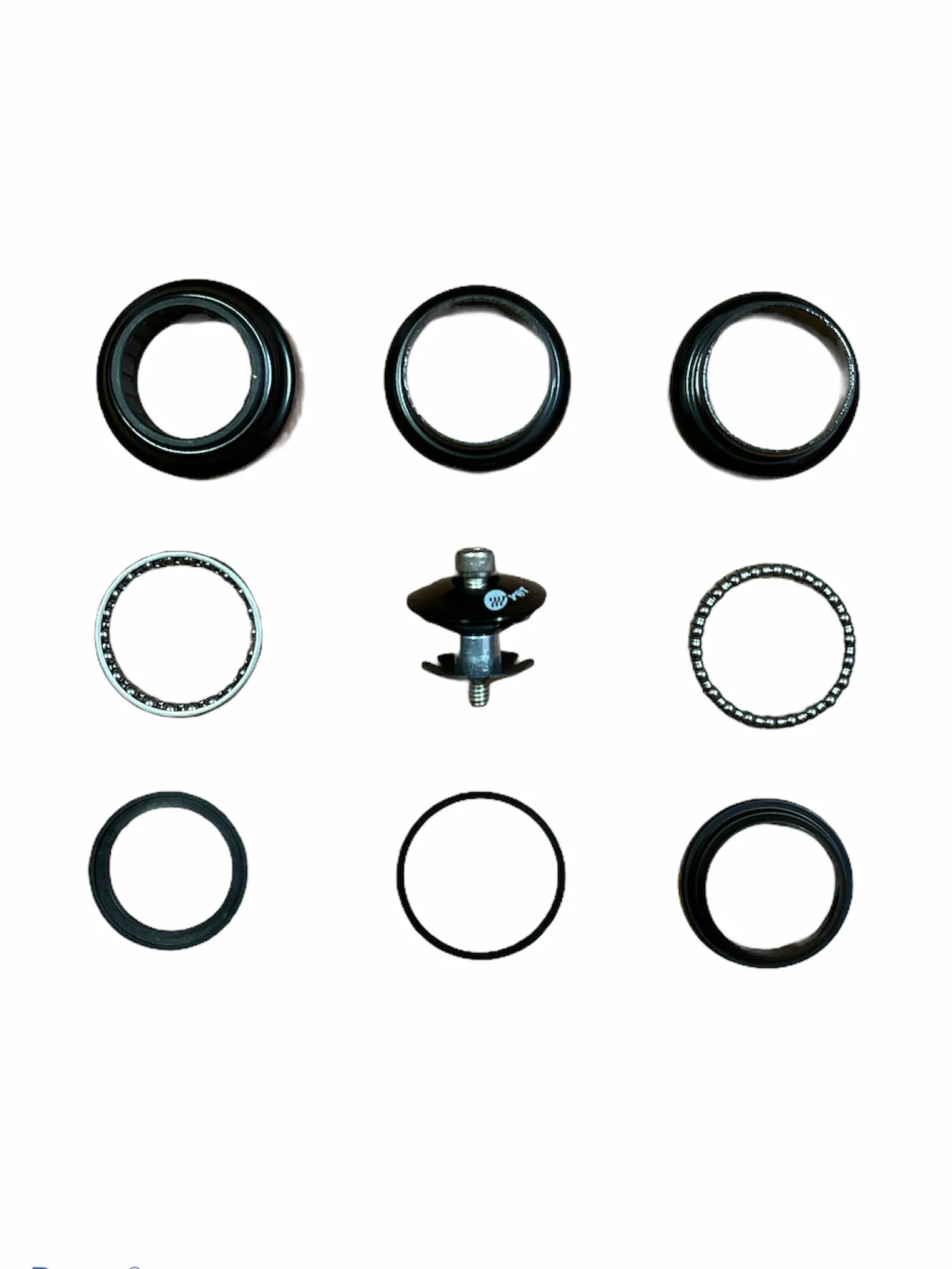 Threadless Head Set with Alloy Cap 28.6mm x 34mm x 30mm Black 1 - 1/8"