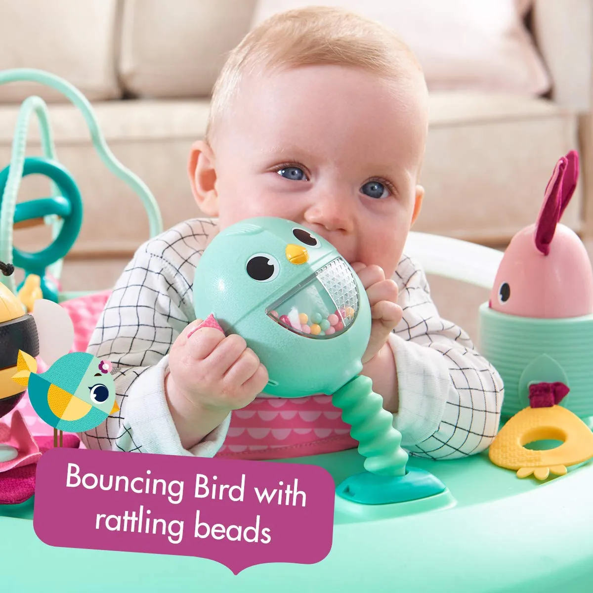 Tiny Love 4-in-1 Here I Grow Baby Walker and Mobile Activity Center, Tiny Princess Tales