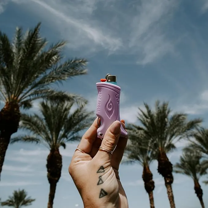 Toker Poker - Bic Lighter Case Multi Tool, Vibrant Vision Design, All Inclusive Tool for Camping and Other