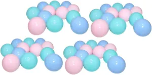 TOYANDONA 100pcs Crush Ocean Balls for Plastic Pit Balls for Playhouse Pool Bounce House