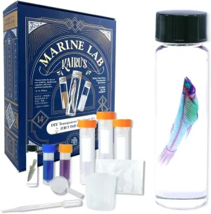 Transparent Specimen Kit, DIY Diaphonized Specimen Kit, Mosquito Fish, Science Kit, Unisex, Age 13 , Not Foldable