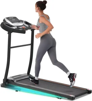 Treadmills for Home, 2.5HP Quiet Brushless Folding Treadmill with Incline, USB Charge Station, Heart Rate Sensor, Digital Display for Walking, 300lbs Weight Capacity