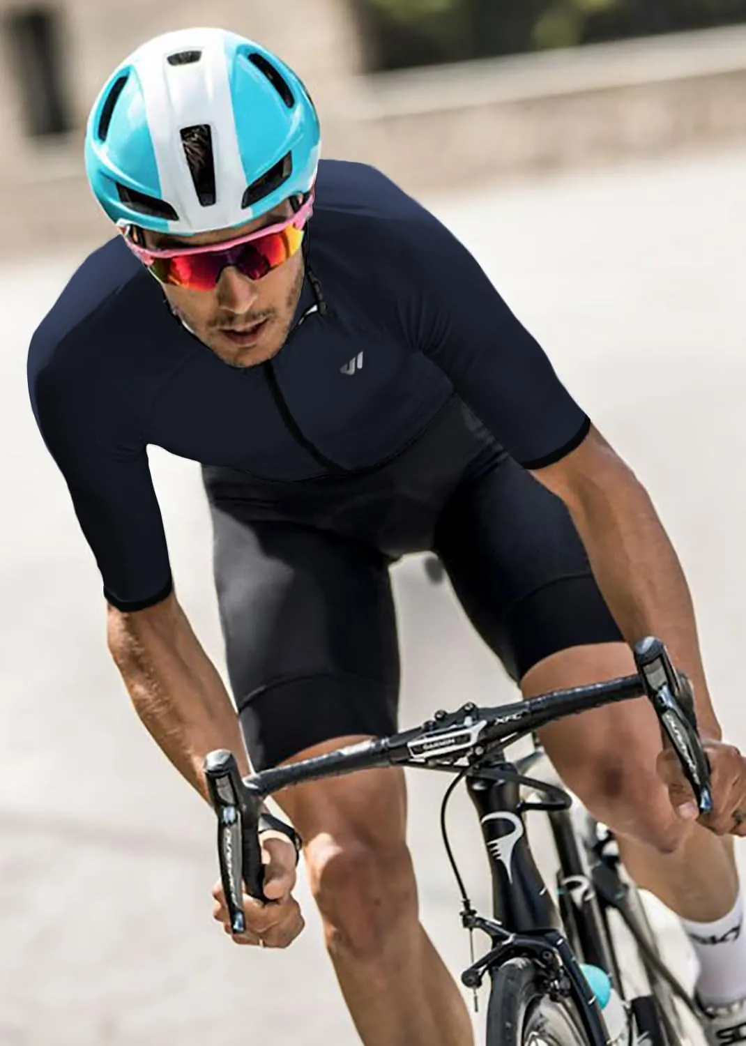 Triathlon Suits Mens,High Elasticity Breathable Quick-qrying Trisuit Race‌ Skinsuits Cycling Swimskin Bike Swim Run