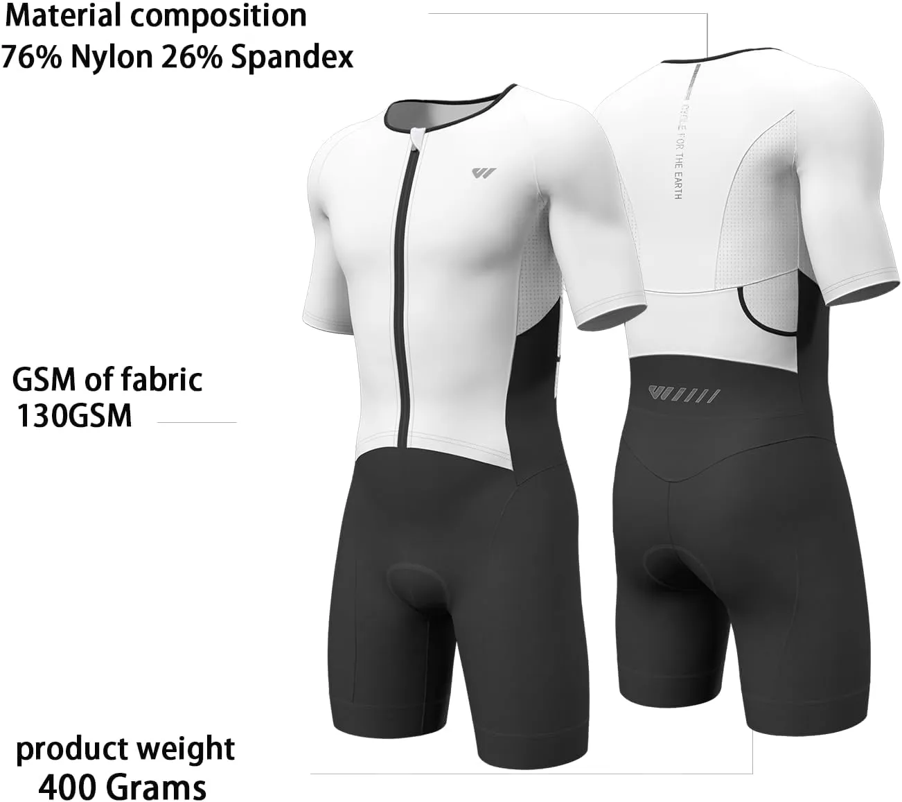 Triathlon Suits Mens,High Elasticity Breathable Quick-qrying Trisuit Race‌ Skinsuits Cycling Swimskin Bike Swim Run