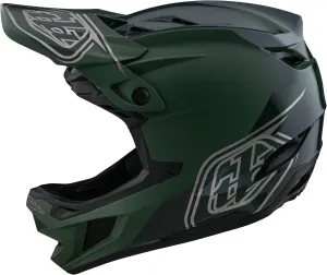 Troy Lee Designs D4 Polyacrylite Adult Mountain Bike Downhill BMX Helmet W/MIPS, Shadow Olive, X-Large