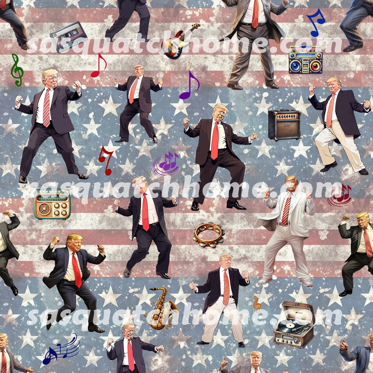 Trump Themed Heat Resistant Silicone Oven Mitts Set