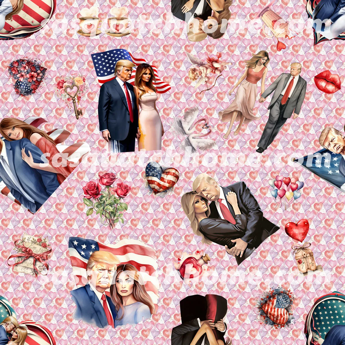 Trump Themed Heat Resistant Silicone Oven Mitts Set