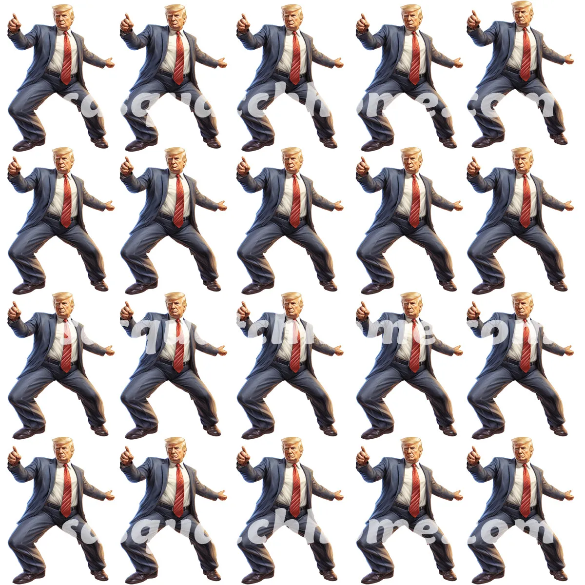 Trump Themed Heat Resistant Silicone Oven Mitts Set