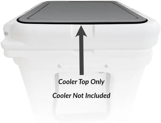 Tundra 65 Cooler Lid Tops - EVA Foam YETI Chest Cooler Peel and Stick Comfort Pad - Hard Side Camping, Boating, Tail Gate, Ice Box Top Cushion