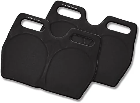 Twin Pack of SKWOOSH Stadium Bleacher Buddies Pad Seat Cushions with Fluidized Gel for Comfort | Made in The USA