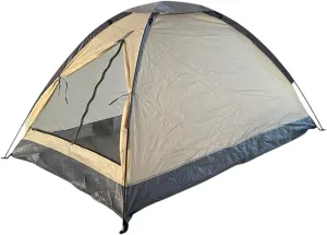 Two Person Camping Tent Easy Quick Setup Dome Water Resistant Single Layer Shelter Tent for Backyard Yard Picnic Lawn