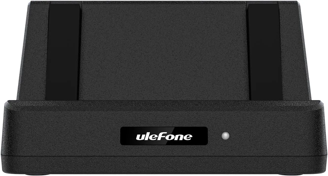 Ulefone Armor Pad 4 Ultra 10W Desk Charging Dock, Dual Output, Wireless Charging Station for Ulefone Armor Pad 4 Ultra, Not Charger
