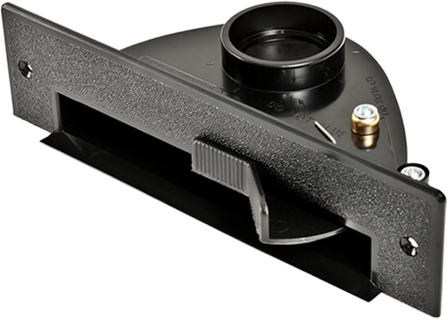 Ultra Clean Central Vacuum Automatic Dustpan Sweep Inlet Vacpan Rough-in Kit (Black)