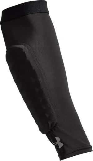 Under Armour Gameday Armour Pro Padded Forearm Sleeves, Style Number 1346862, Black, X-Small, Men's, Athletes, Active