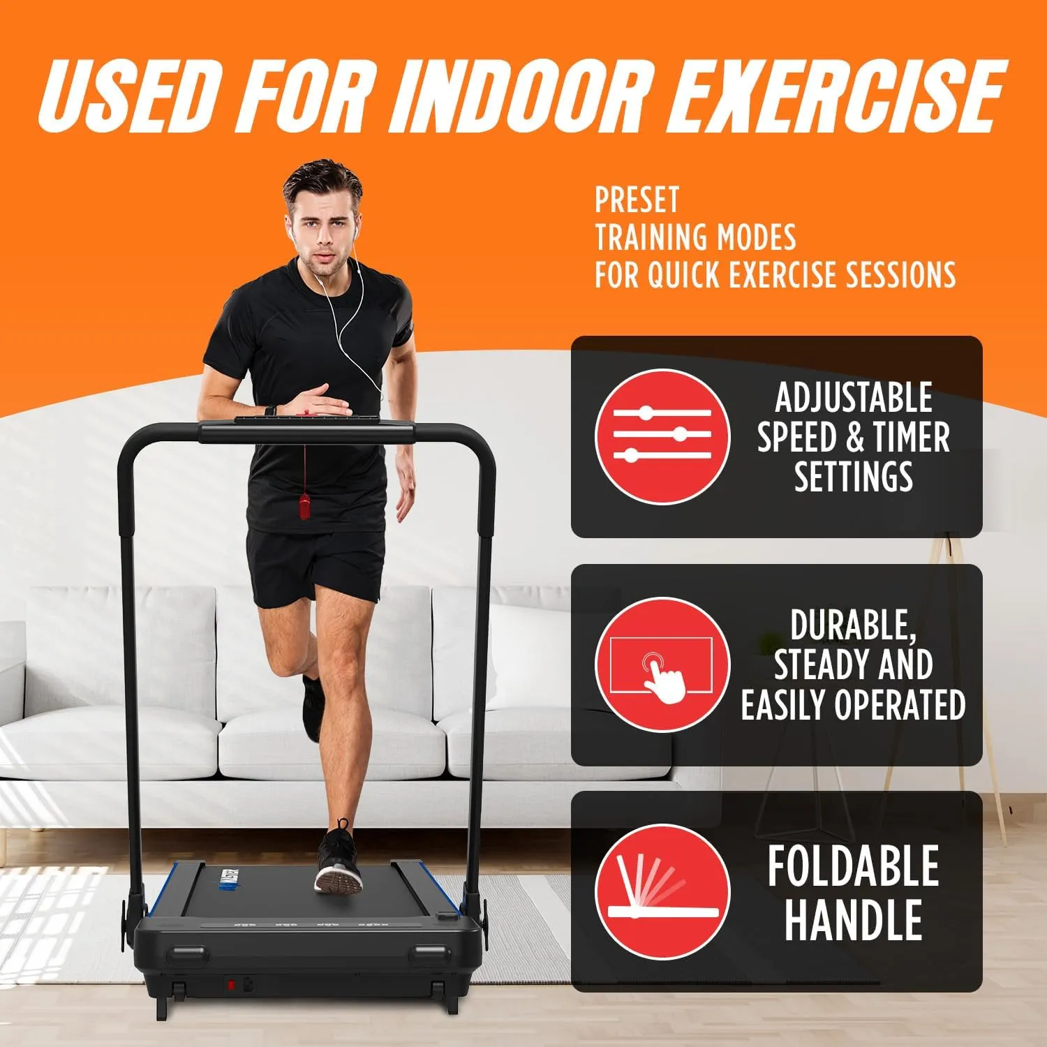 Under Desk Treadmill for Home and Office - 320lbs Weight Capacity, Quiet, Efficient, Walking Pad, Four LED Display, Space-Saving Portable Jogging Machine with Remote Control