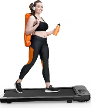Under Desk Treadmill, Verpal Walking Pad with Incline for Home and Office, 330lbs Capacity Walking Pad with APP&Remote Control, 2.5 HP Low-Noise Compact Treadmill