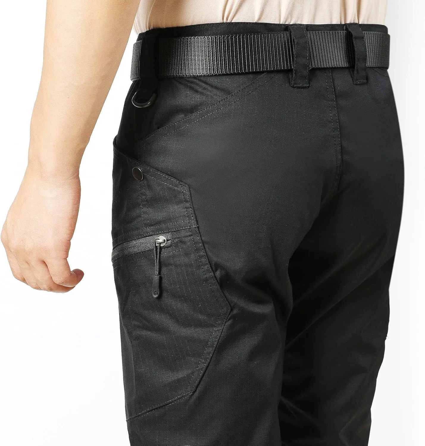 Urban Pro Men's Tactical Cargo Pant Waterproof Ripstop Durable Multi-Pocket Lightweight Work Hiking Outdoor