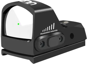 UUQ Mini Reflex Red/Green Dot Sight for Rifles, Pistols and Shotguns 2MOA,7 Brightness Adjustments，Suitable for RMR or 20mm Picatinny Rail